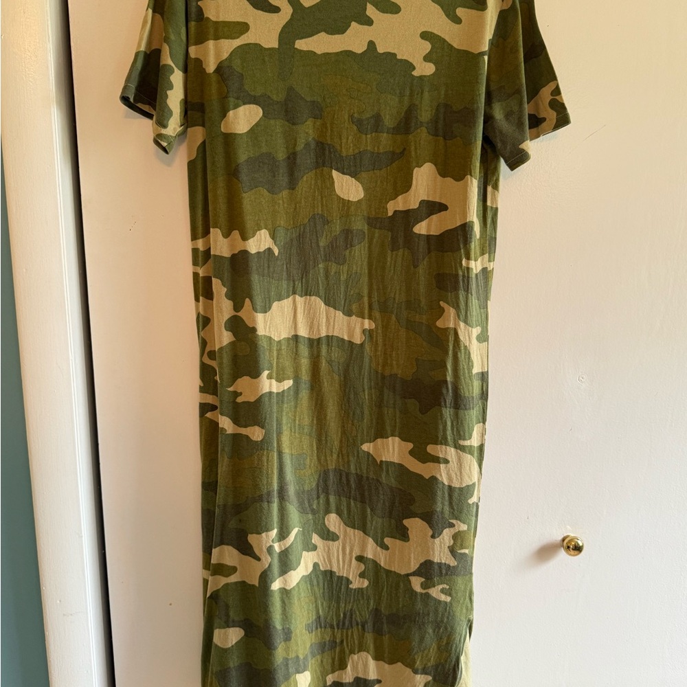 J.Crew Camouflage T-Shirt Dress